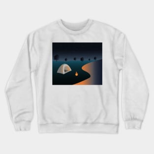 Camping under the stars Crewneck Sweatshirt